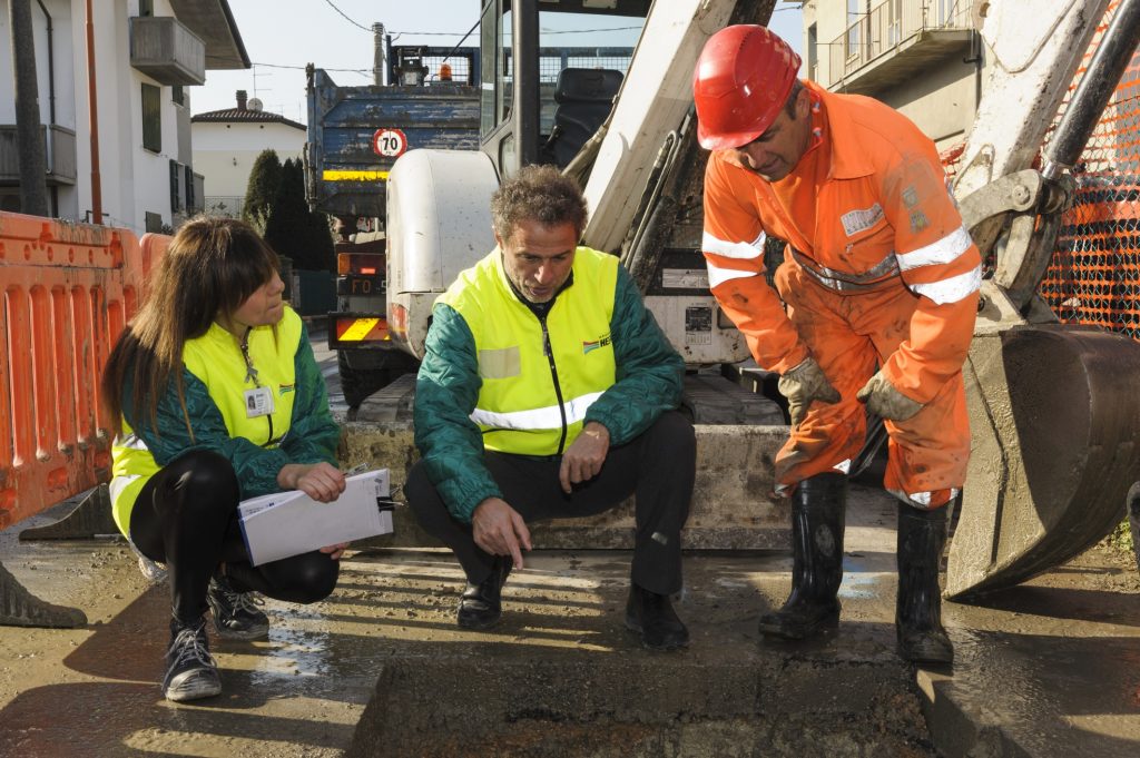 Lavori di rinnovo della condotta fognaria a Bagnara di Romagna