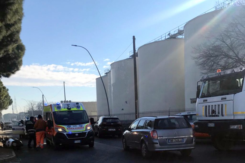 Faenza, incidente in città