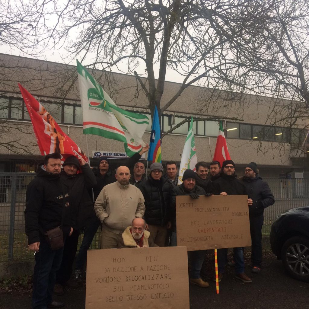 Lavoratori di Errebi in sciopero e presidio a Ravenna