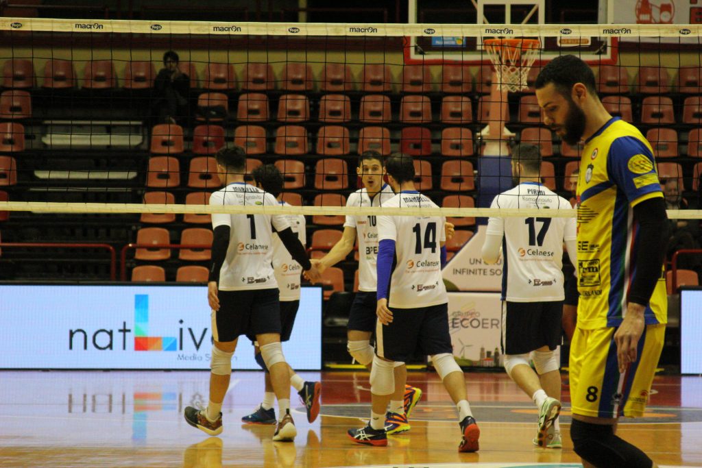 Vittoria del Portomaggiore contro la Celanese Volley Forlì