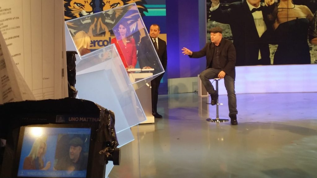 Giordano Sangiorgi del Mei ospite di Uno Mattina per parlare di quote musicali italiane