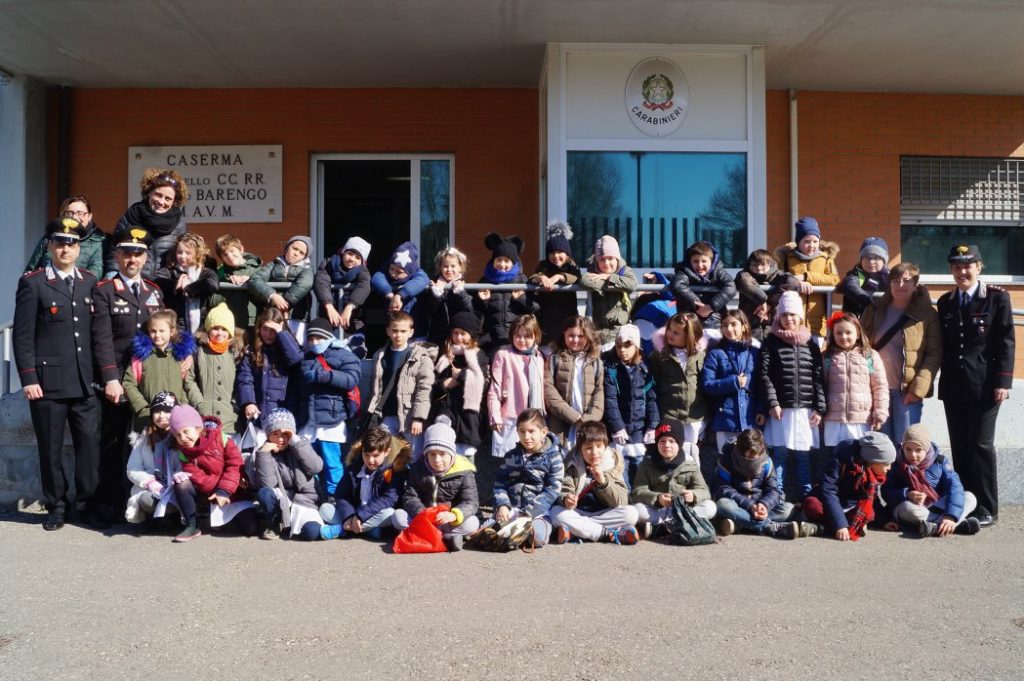 Bambini in visita dai Carabinieri di Faenza