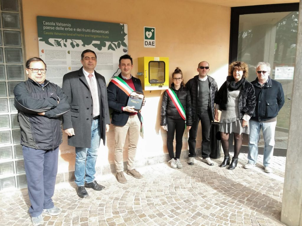 A Casola Valsenio arriva un nuovo defibrillatore