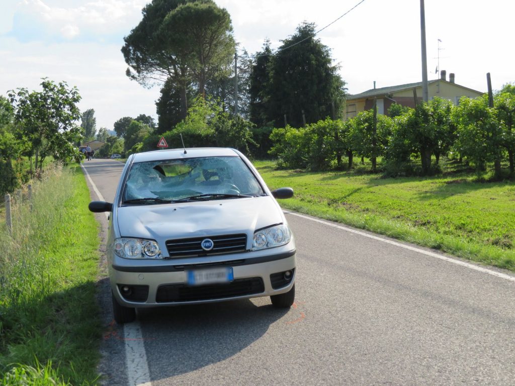 Castel Bolognese, In bici travolto da un auto, muore sul colpo