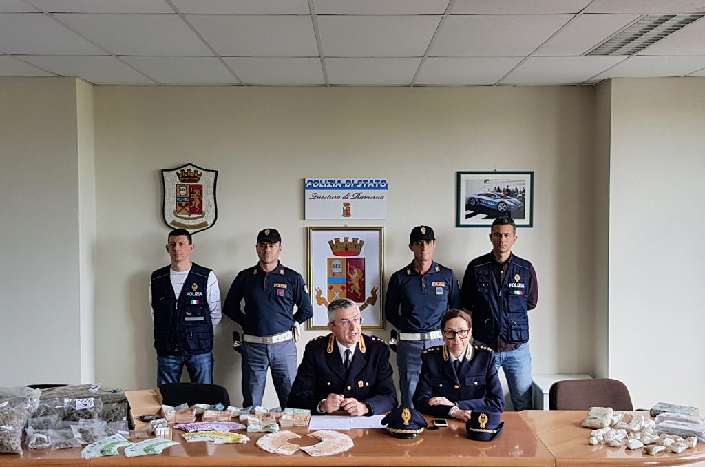 Ravenna, la Polizia sequestra 6 kg di cocaina e 130mila euro