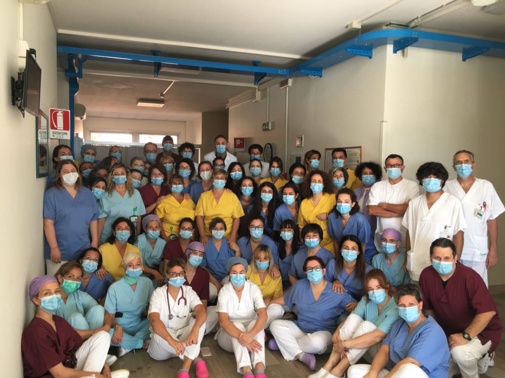 All’Ospedale Bufalini chiuso l’ultimo reparto covid post acuti