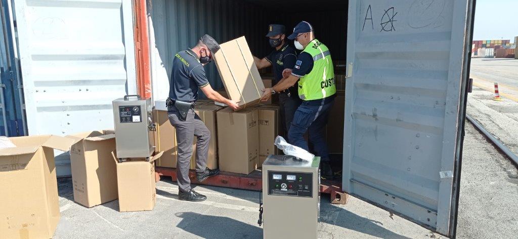 Ravenna, Gdf sequestra 210 generatori di ozono senza certificazione