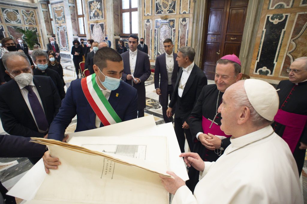 Delegazione ravennate ricevuta da Papa Francesco