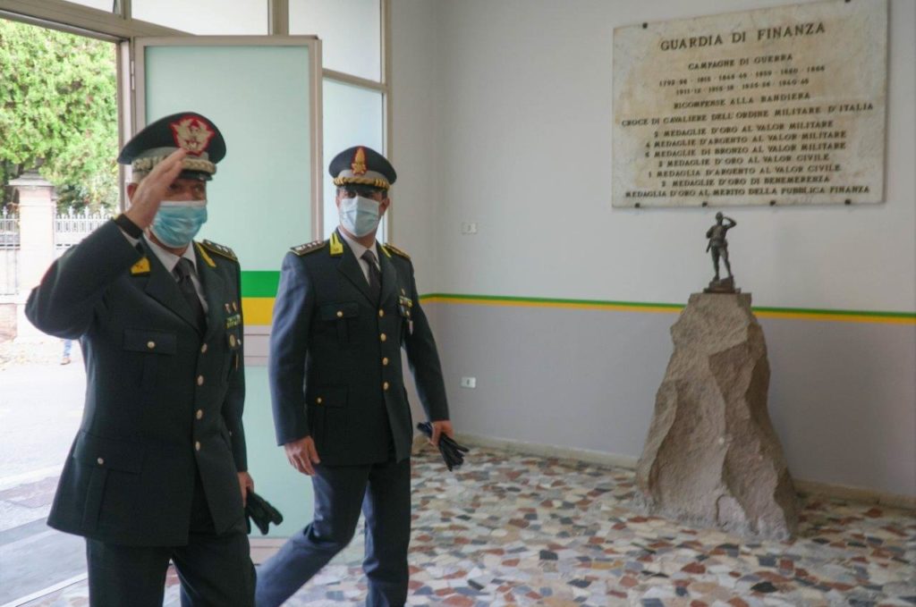 Il Comandante Regionale Giuseppe Gerli visita il Comando Provinciale della Guardia di Finanza di Ravenna