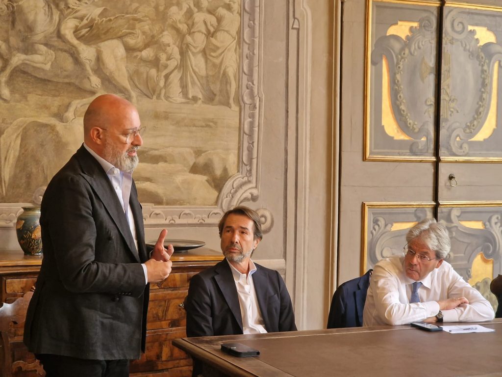 FAENZA: IL COMMISSARIO EUROPEO PAOLO GENTILONI INCONTRA BONACCINI E SINDACI