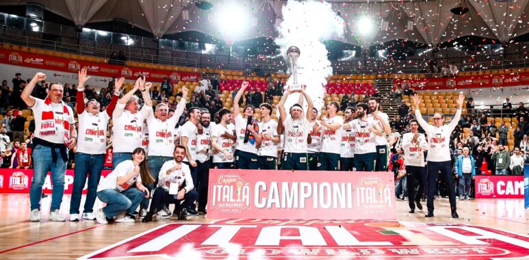 BASKET SERIE A2: FORLì BATTE LA FORTITUDO E VINCE LA COPPA ITALIA
