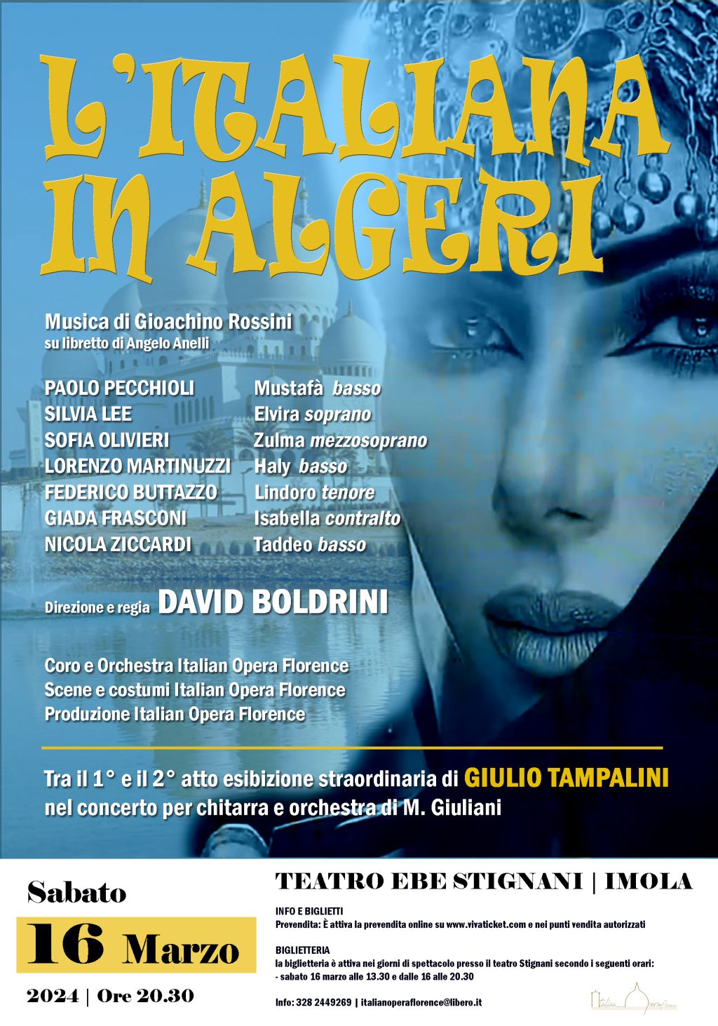 IMOLA: TORNA L’OPERA DAL VIVO ALLO STIGNANI