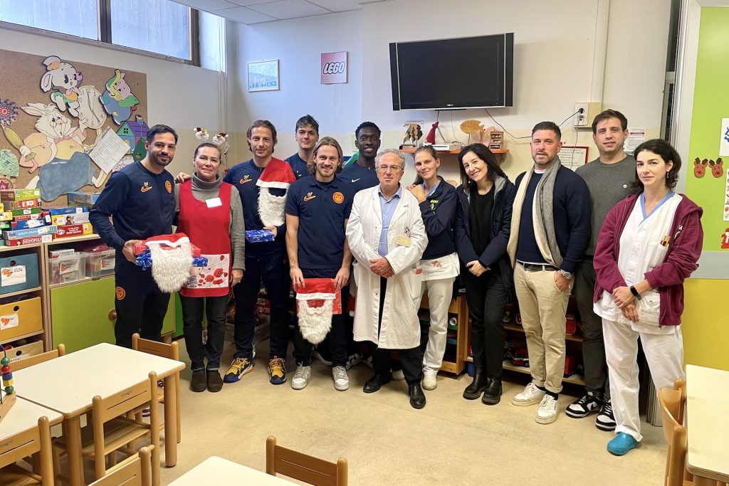RAVENNA FC: LA SQUADRA IN VISITA AL REPARTO DI PEDIATRIA