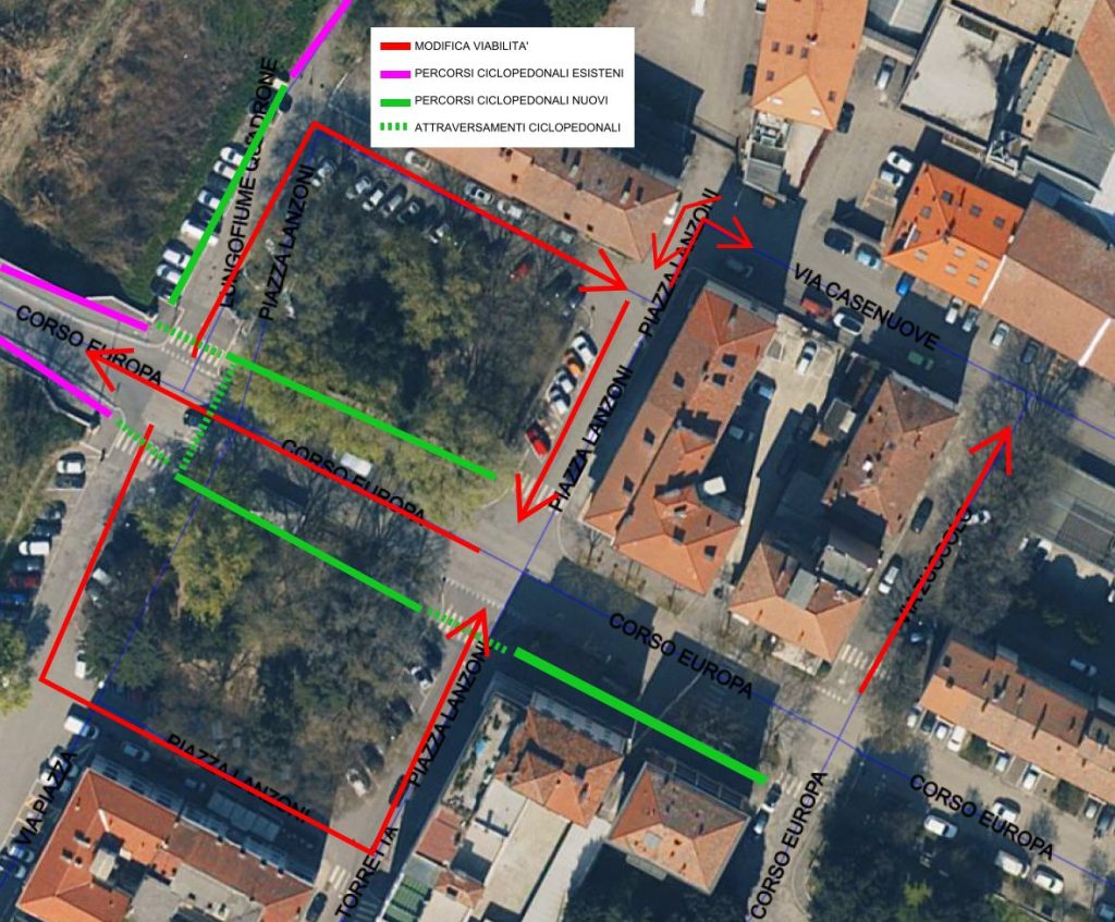 FAENZA: MODIFICHE ALLA VIABILITA’ NEL BORGO
