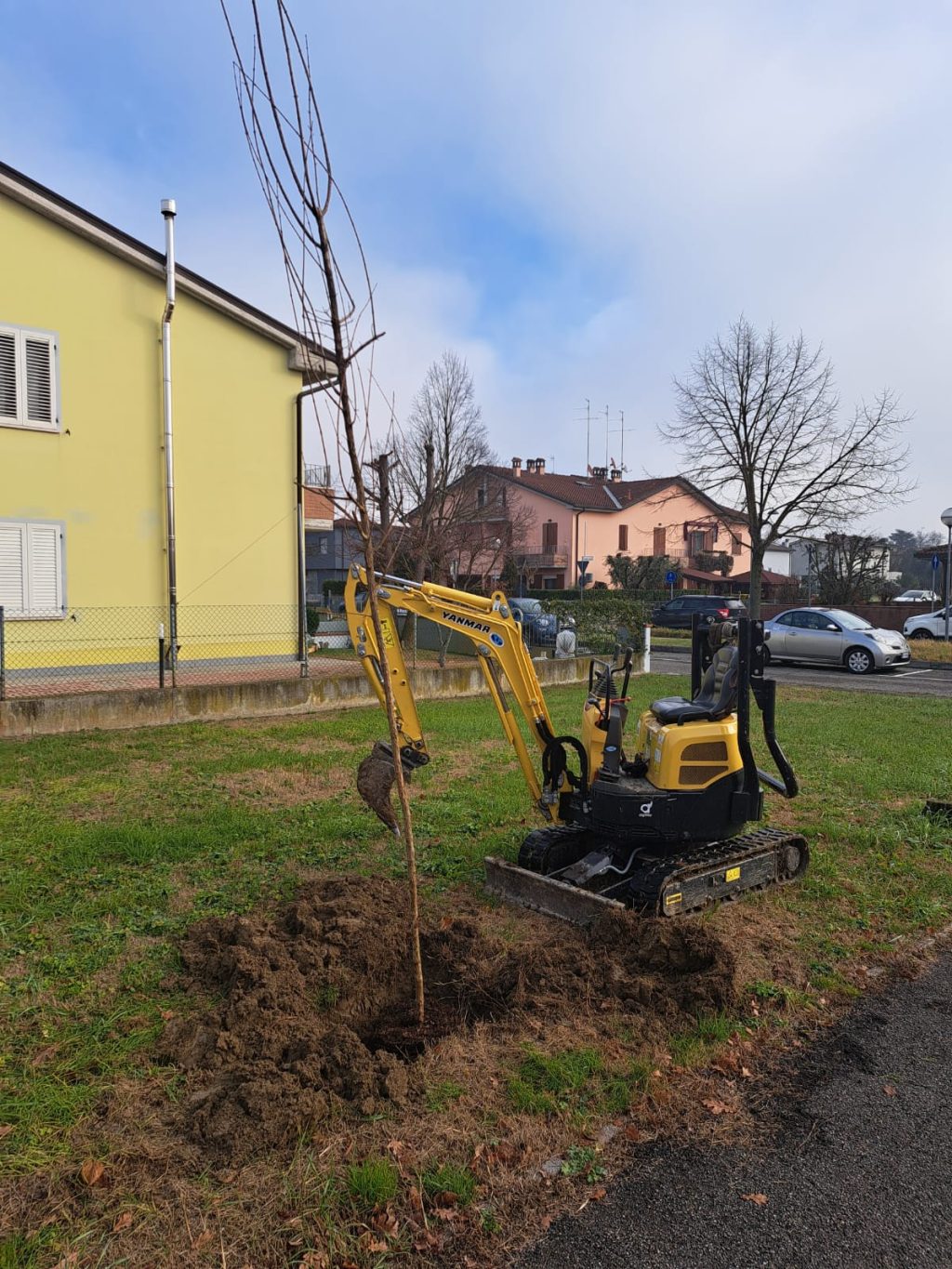 MASSA LOMBARDA: ULTIMATI LAVORI NEGLI SPAZI DI VERDE PUBBLICO