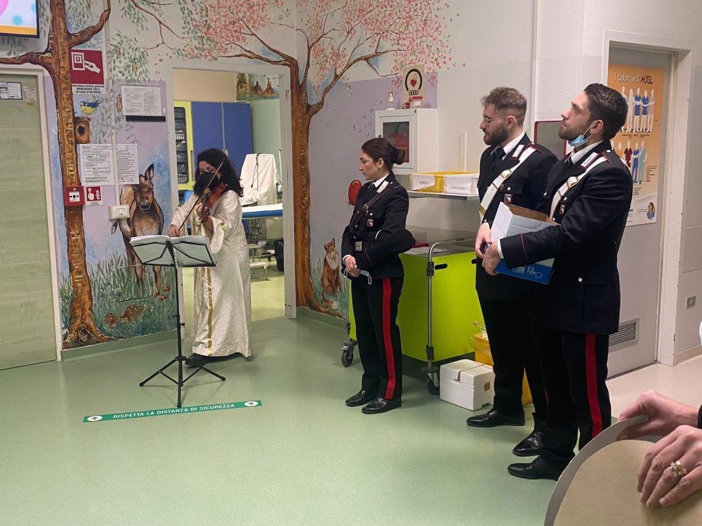 FAENZA: NOTE MUSICALI E UN INCONTRO SPECIALE PER I BAMBINI DELLA PEDIATRIA