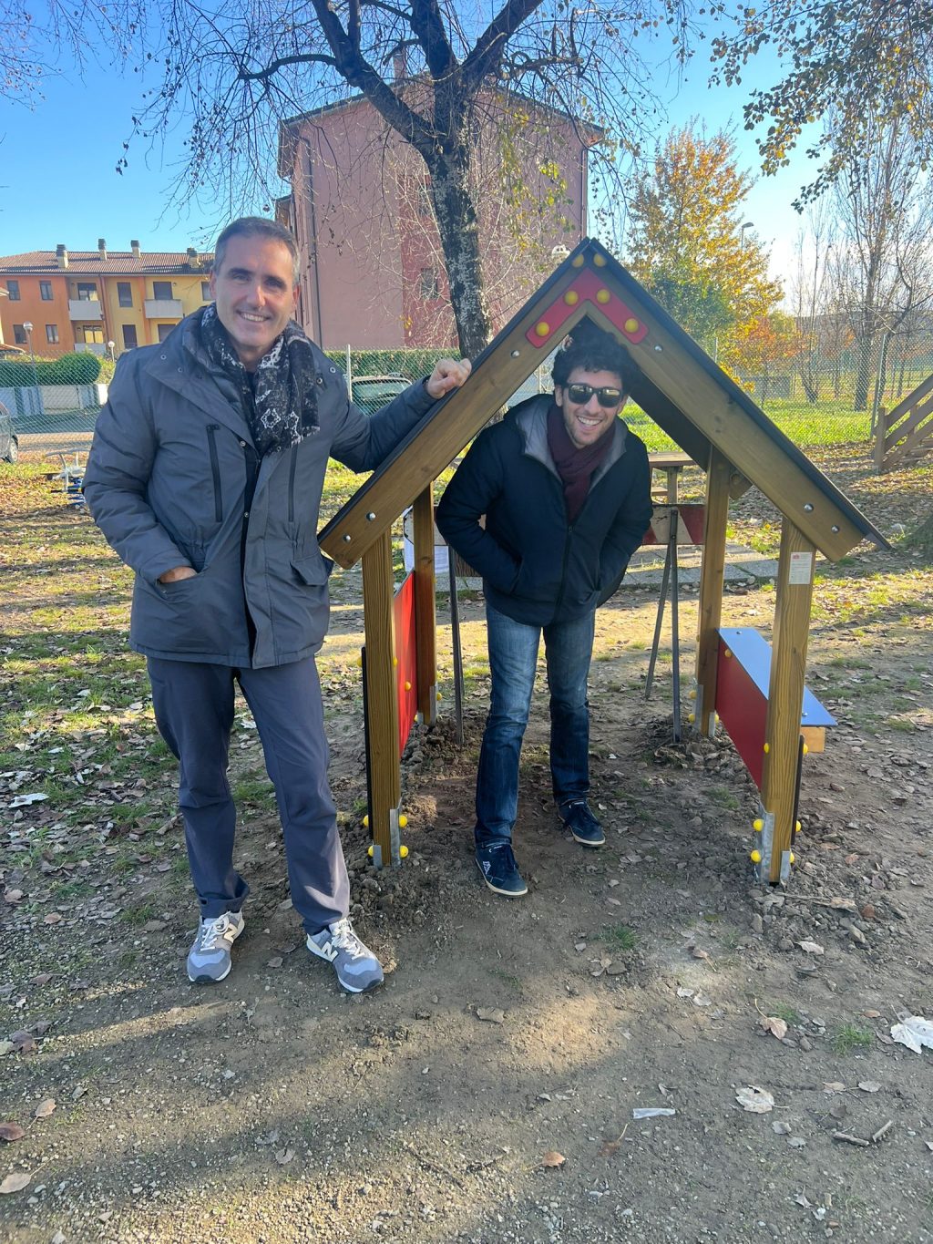 MASSA LOMBARDA: DUE NUOVI GIOCHI NEL PARCO DI FRUGES