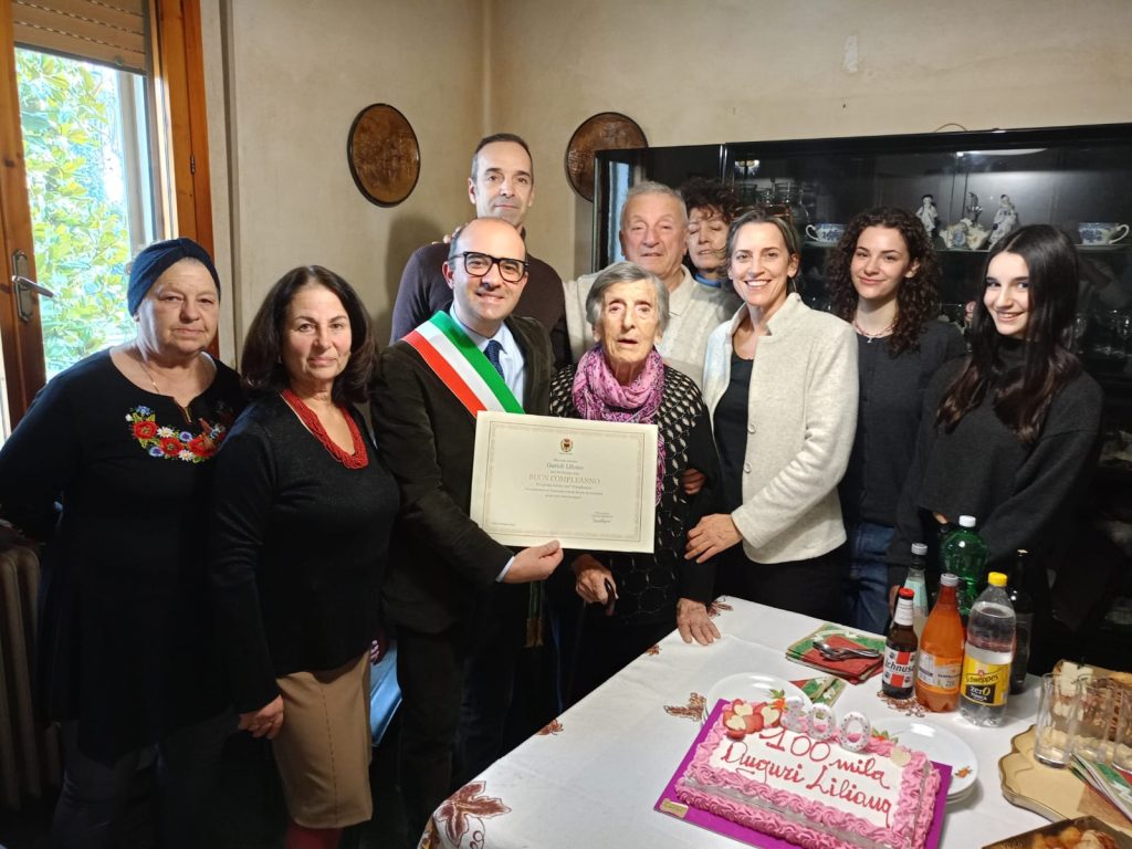 FORLI’: LILIANA GURIOLI, LA STORICA POSTINA DI RONCADELLO, HA COMPIUTO I CENTO ANNI
