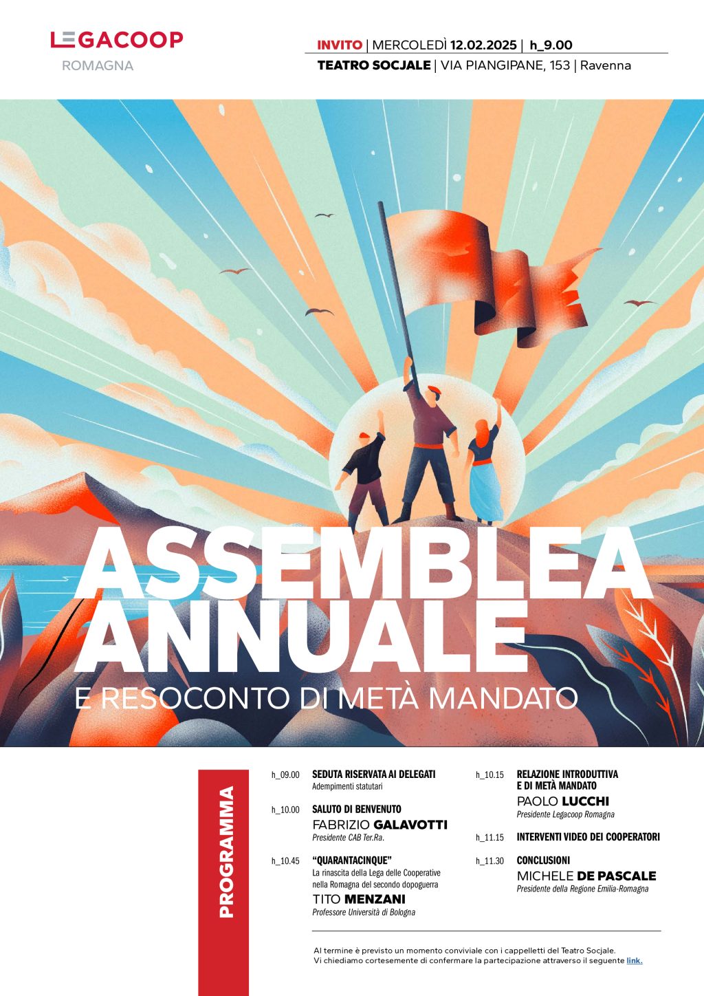 RAVENNA: OTTANT’ANNI DALLA RINASCITA DELLA COOPERAZIONE