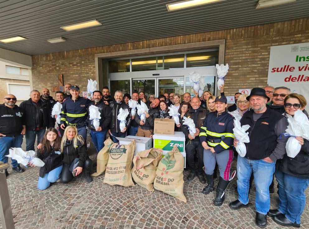 UN ROMBO DI SOLIDARIETÀ: LA “MISSIONE SORRISO” DEI MOTOCICLISTI AI PICCOLI PAZIENTI DI PEDIATRIA DI RAVENNA